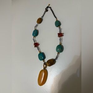 SILPADA Multicolor Stone Necklace 18 in